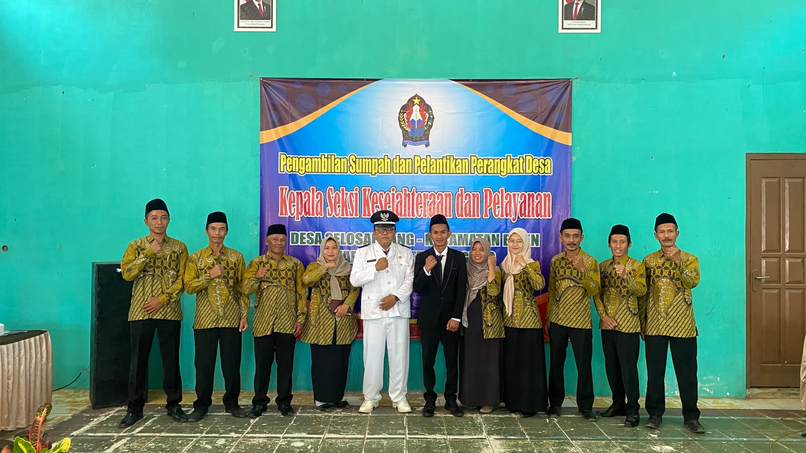 Pengambilan Sumpah/ Janji dan Pelantikan Perangkat Desa